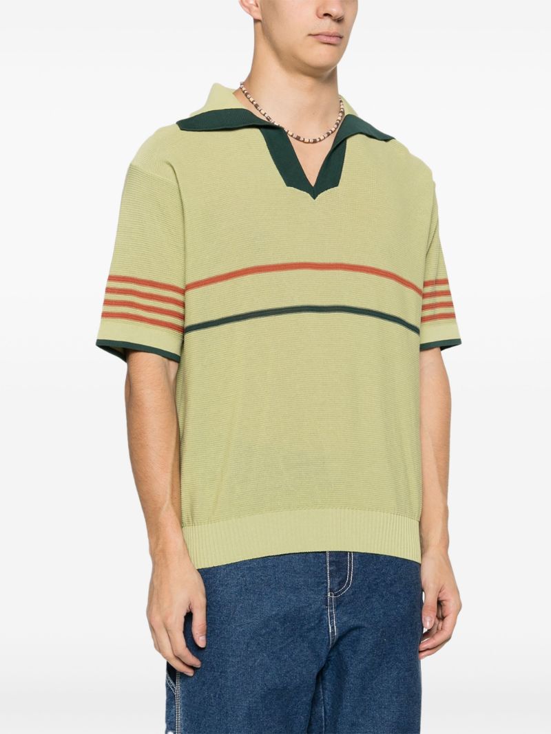 Green Palmer Knitted Polo Shirt