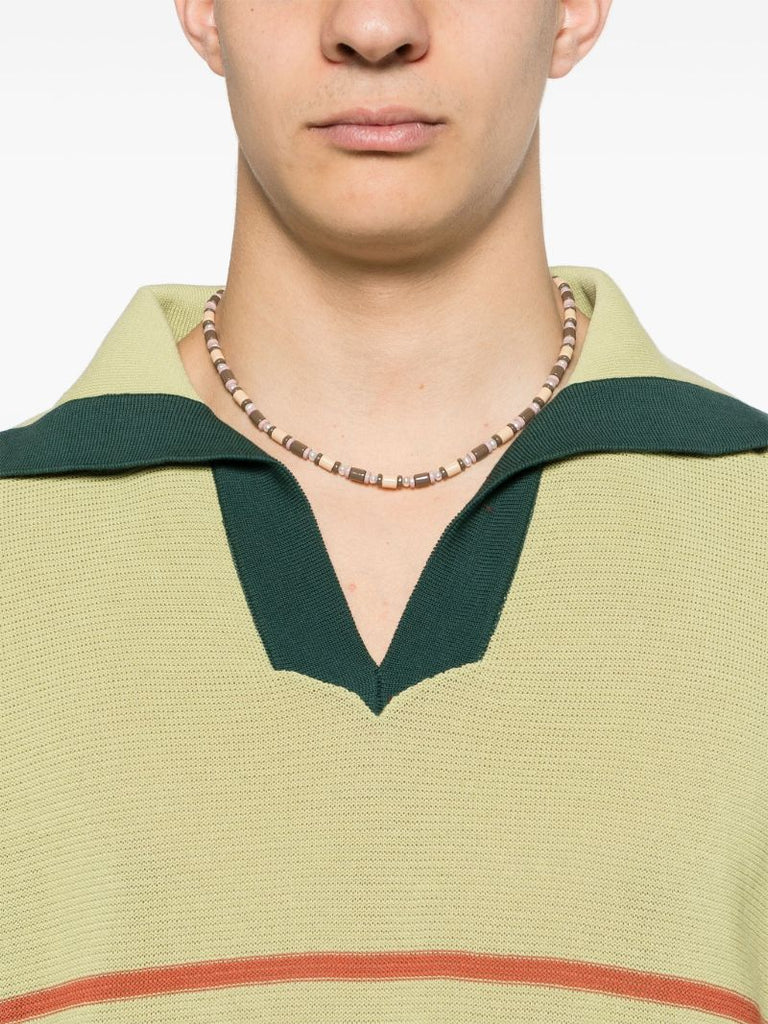 Green Palmer Knitted Polo Shirt