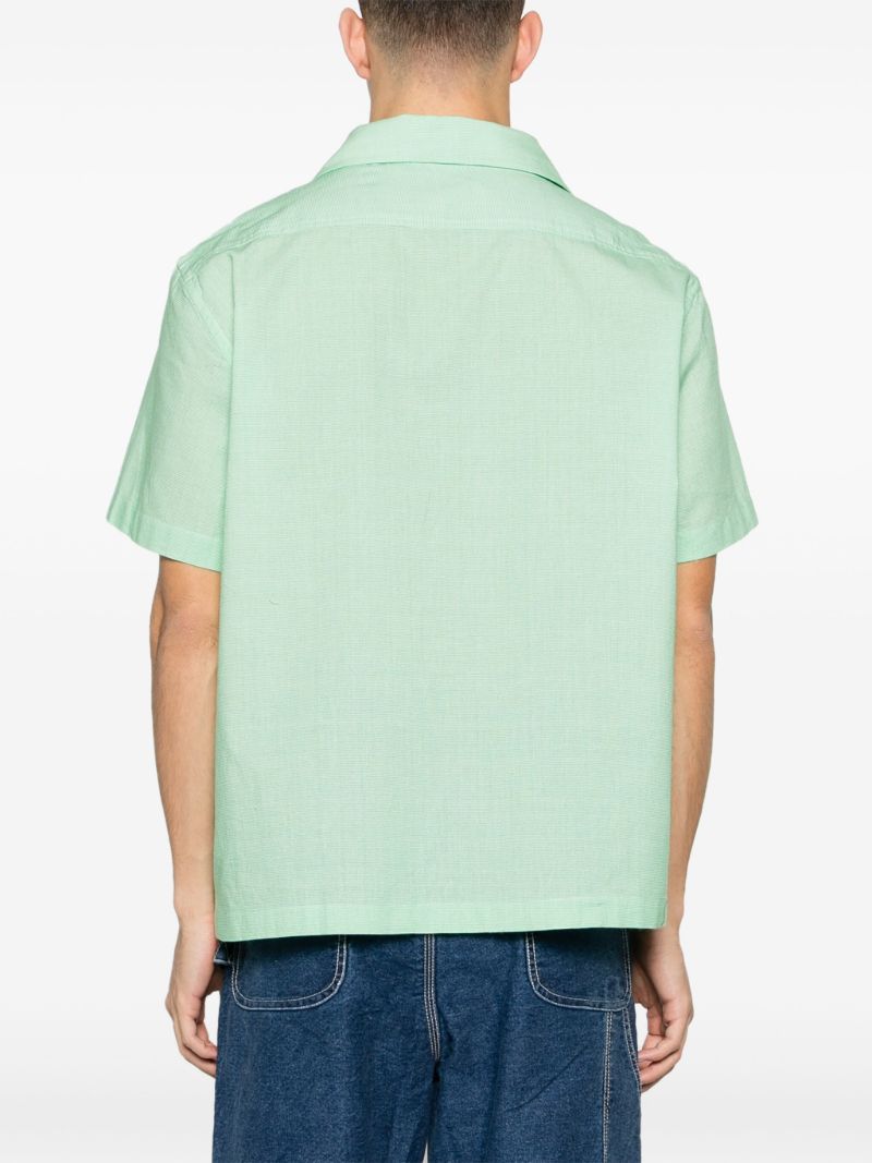 Green See You At the Barn Checked Shirt