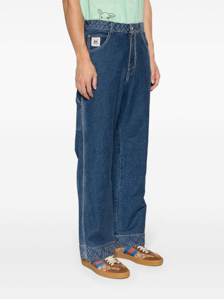 Blue Knolly Brook Straight-leg Jeans