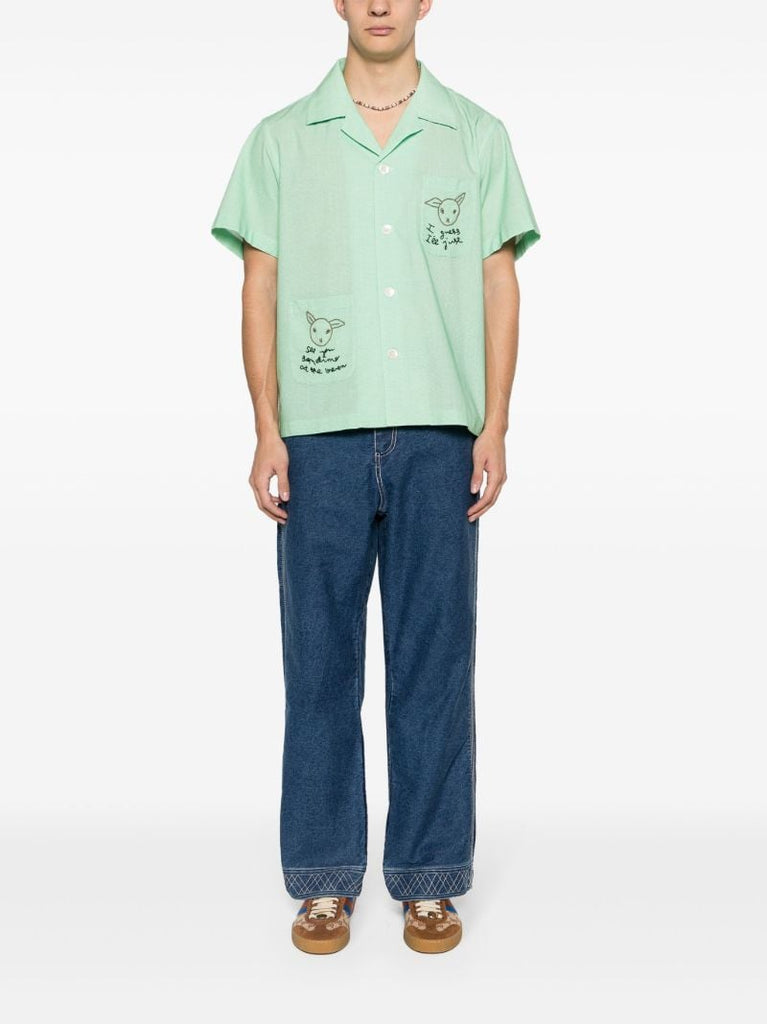 Blue Knolly Brook Straight-leg Jeans