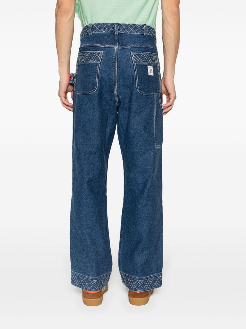 Blue Knolly Brook Straight-leg Jeans