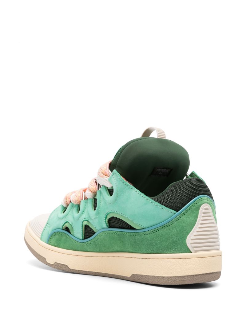 Green Curb Suede Sneakers