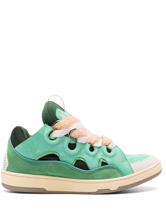 Green Curb Suede Sneakers