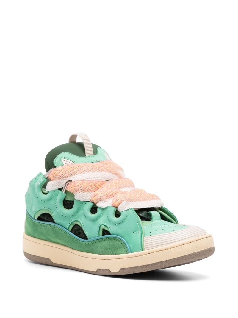 Green Curb Suede Sneakers