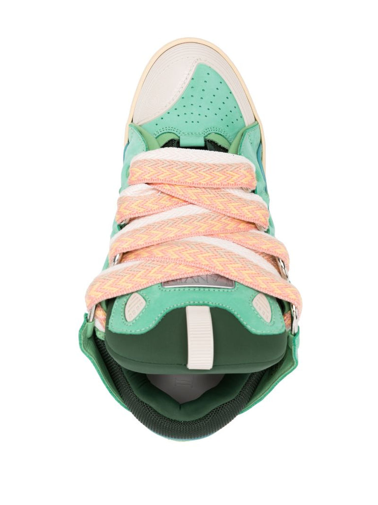 Green Curb Suede Sneakers