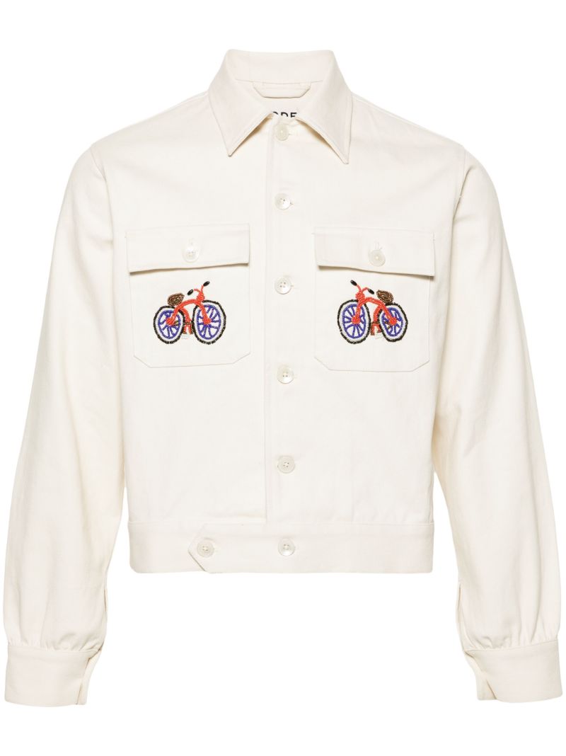 Neutral Bicycle Shirt Jacket