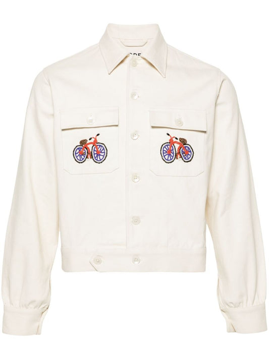 Neutral Bicycle Shirt Jacket