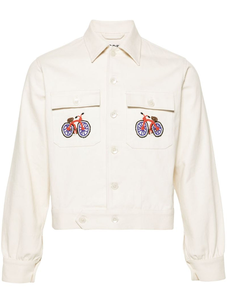Neutral Bicycle Shirt Jacket