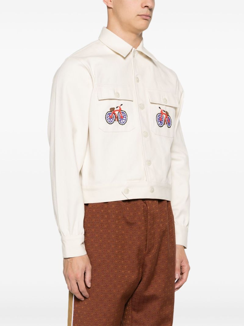 Neutral Bicycle Shirt Jacket