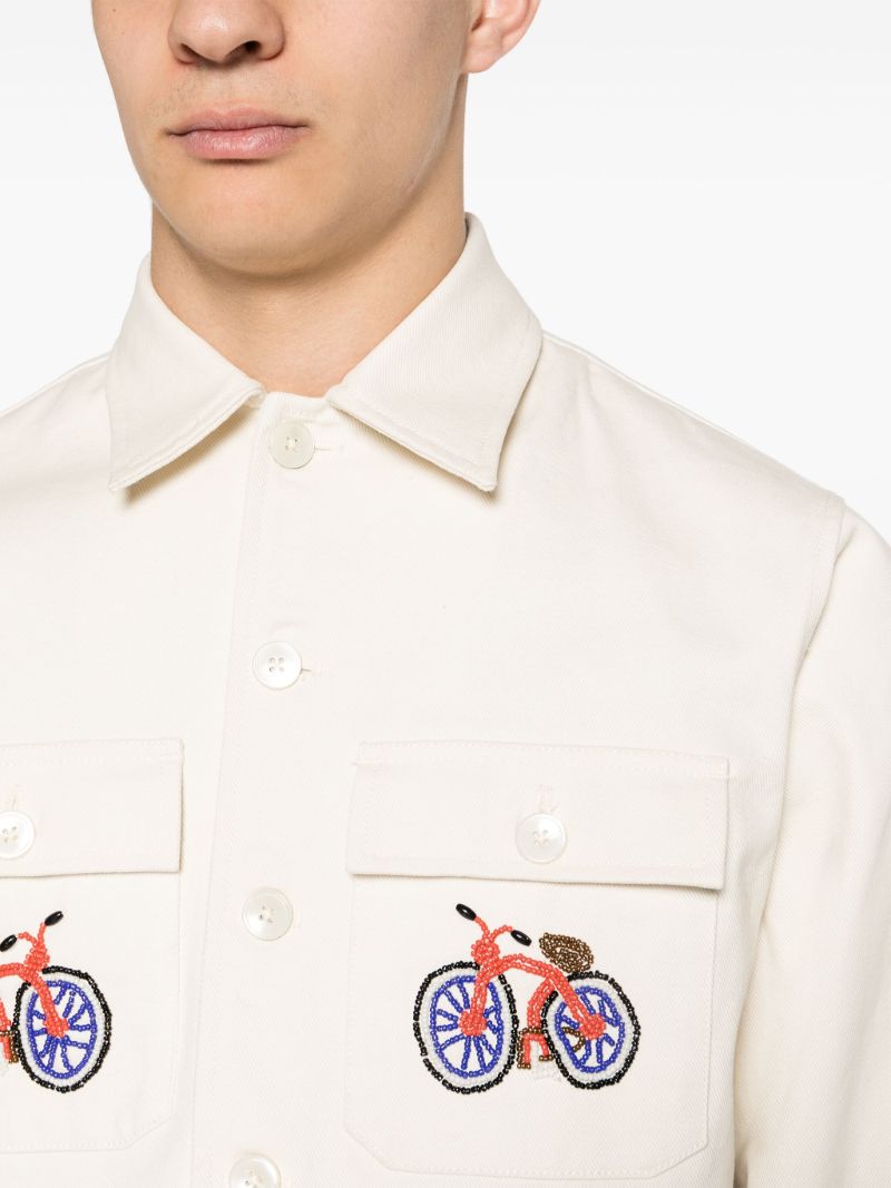 Neutral Bicycle Shirt Jacket
