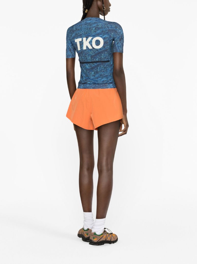 Blue T.k.o. Mechanism Pro Cycling Jersey Top