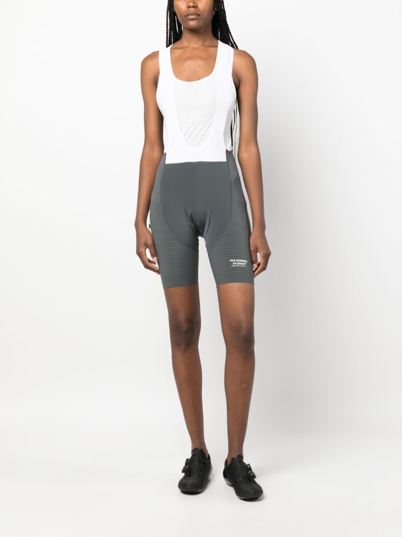 Grey T.k.o. Mechanism Pro Cycling Bib Shorts
