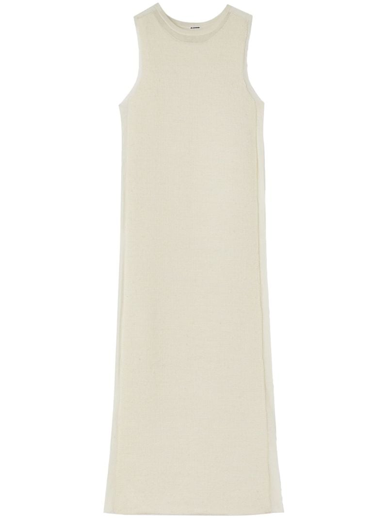 Neutral Knitted Maxi Dress