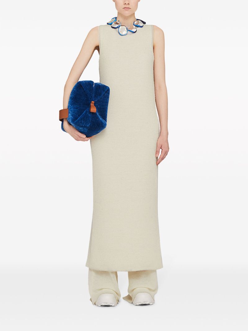 Neutral Knitted Maxi Dress