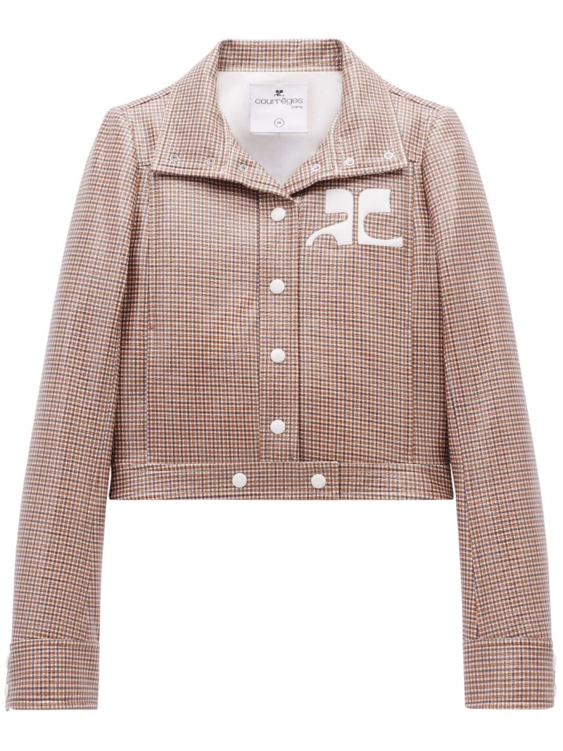 Brown Re-edition Checked Jacket