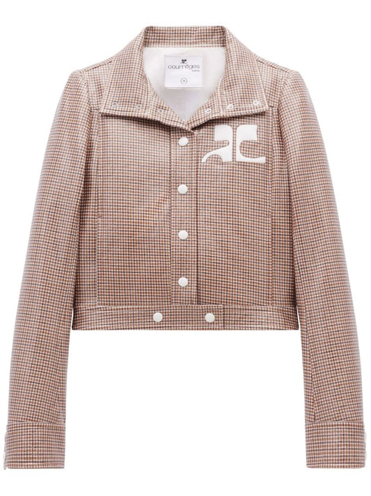 Brown Re-edition Checked Jacket