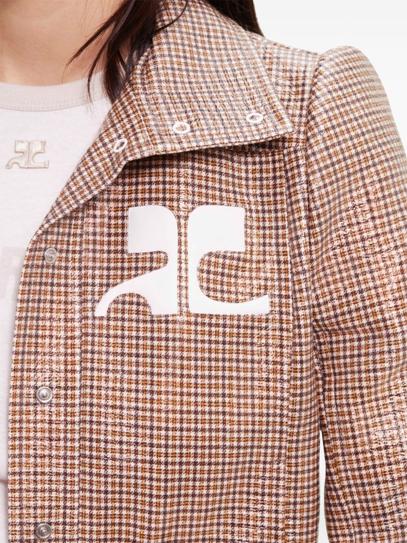 Brown Re-edition Checked Jacket