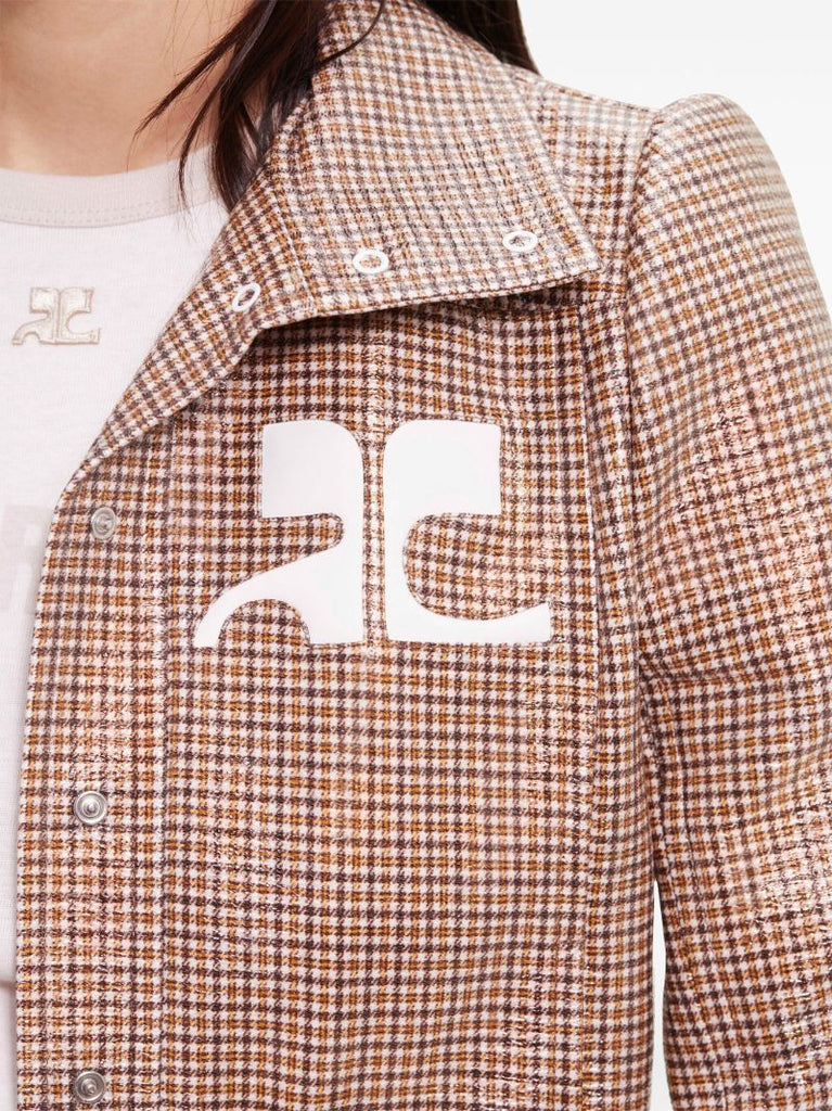 Brown Re-edition Checked Jacket