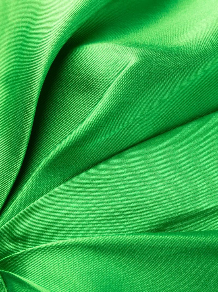 Green Kira Satin Maxi Dress