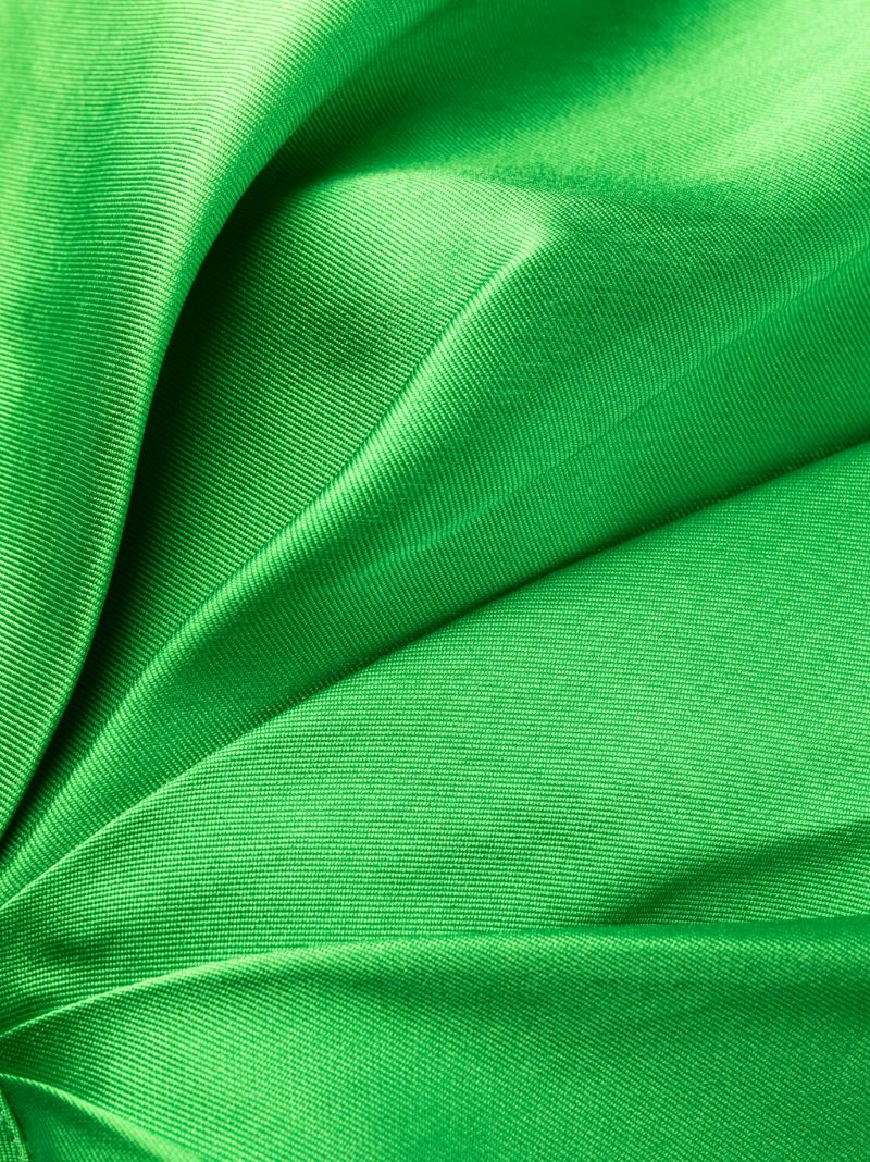 Green Kira Satin Maxi Dress