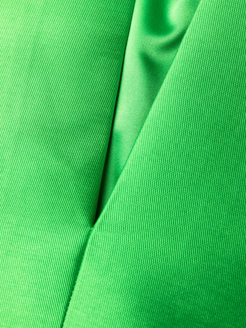 Green Kira Satin Maxi Dress
