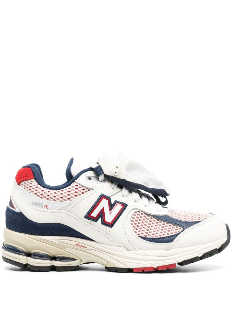 White 2002r Leather Sneakers