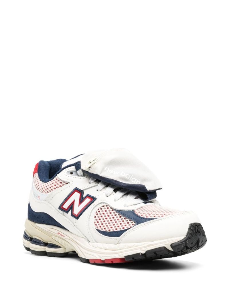 White 2002r Leather Sneakers