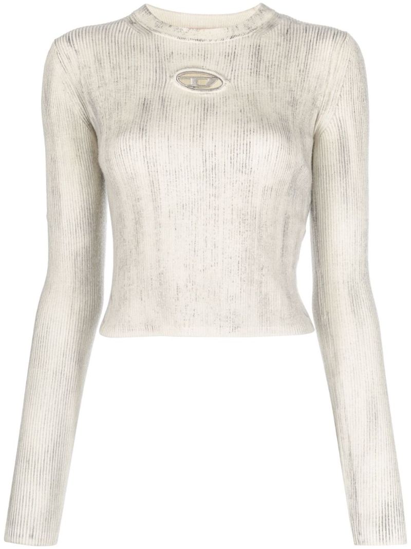 Neutral M-zoey-c Sweater
