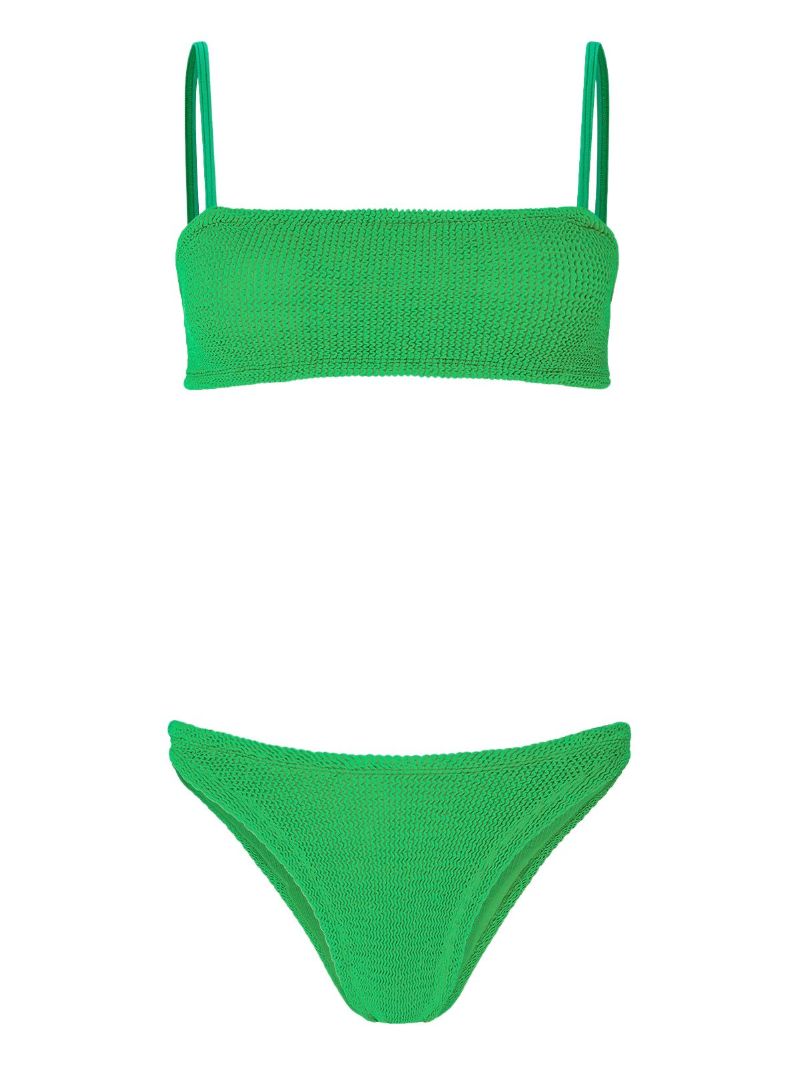 Green Gigi Crinkled Bikini
