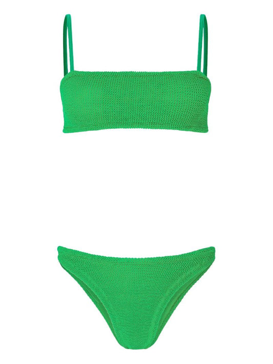 Green Gigi Crinkled Bikini