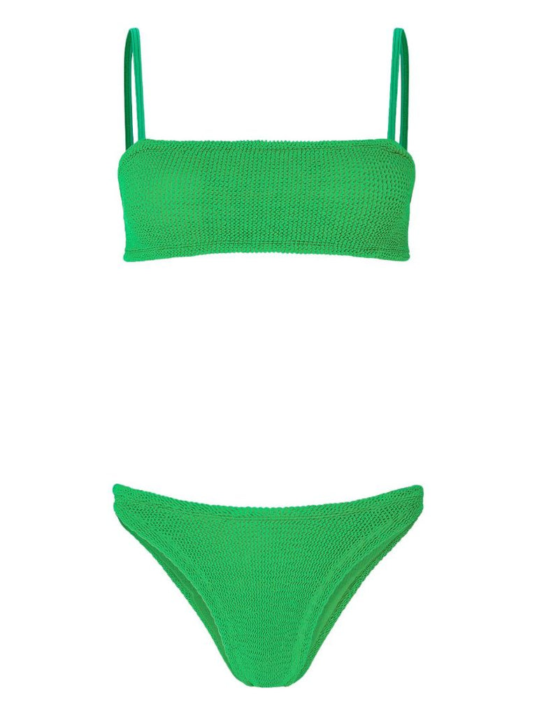 Green Gigi Crinkled Bikini