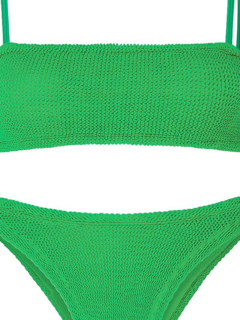 Green Gigi Crinkled Bikini