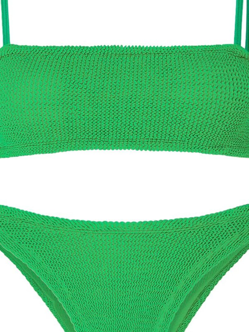 Green Gigi Crinkled Bikini