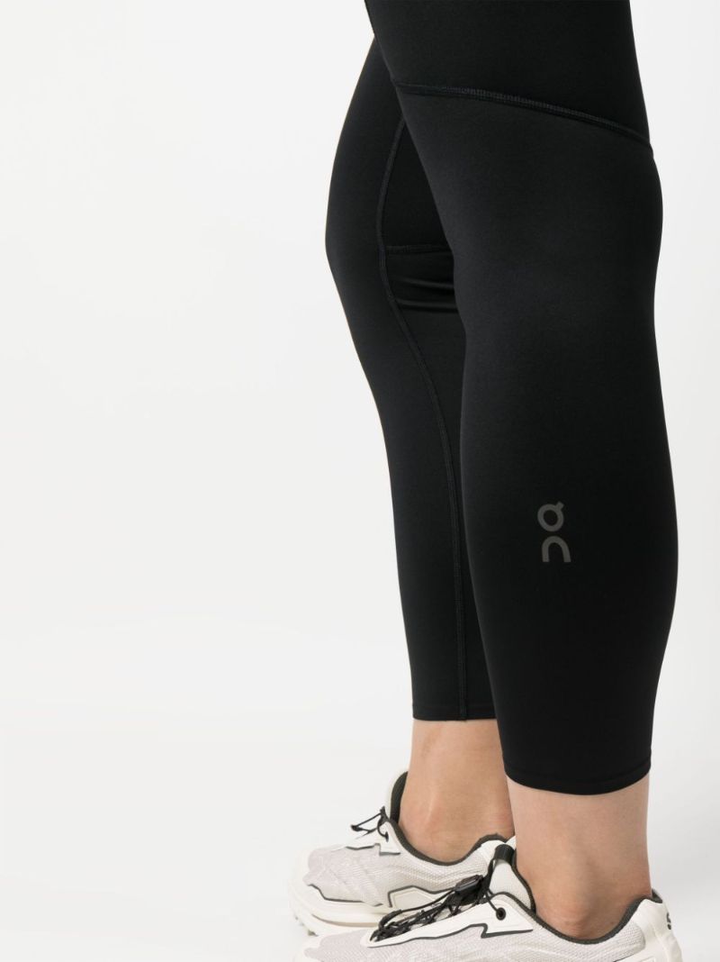 Black Logo-print 7/8 Leggings