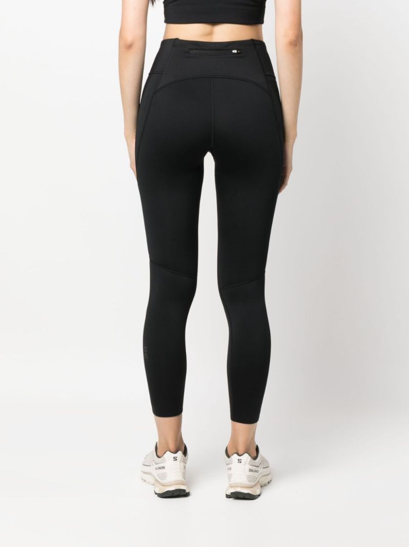 Black Logo-print 7/8 Leggings