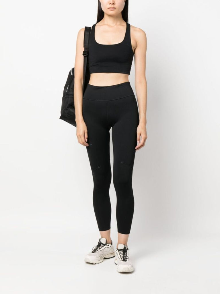 Black Logo-print 7/8 Leggings