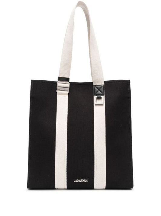 Black Le Cabas Cuerda Tote Bag