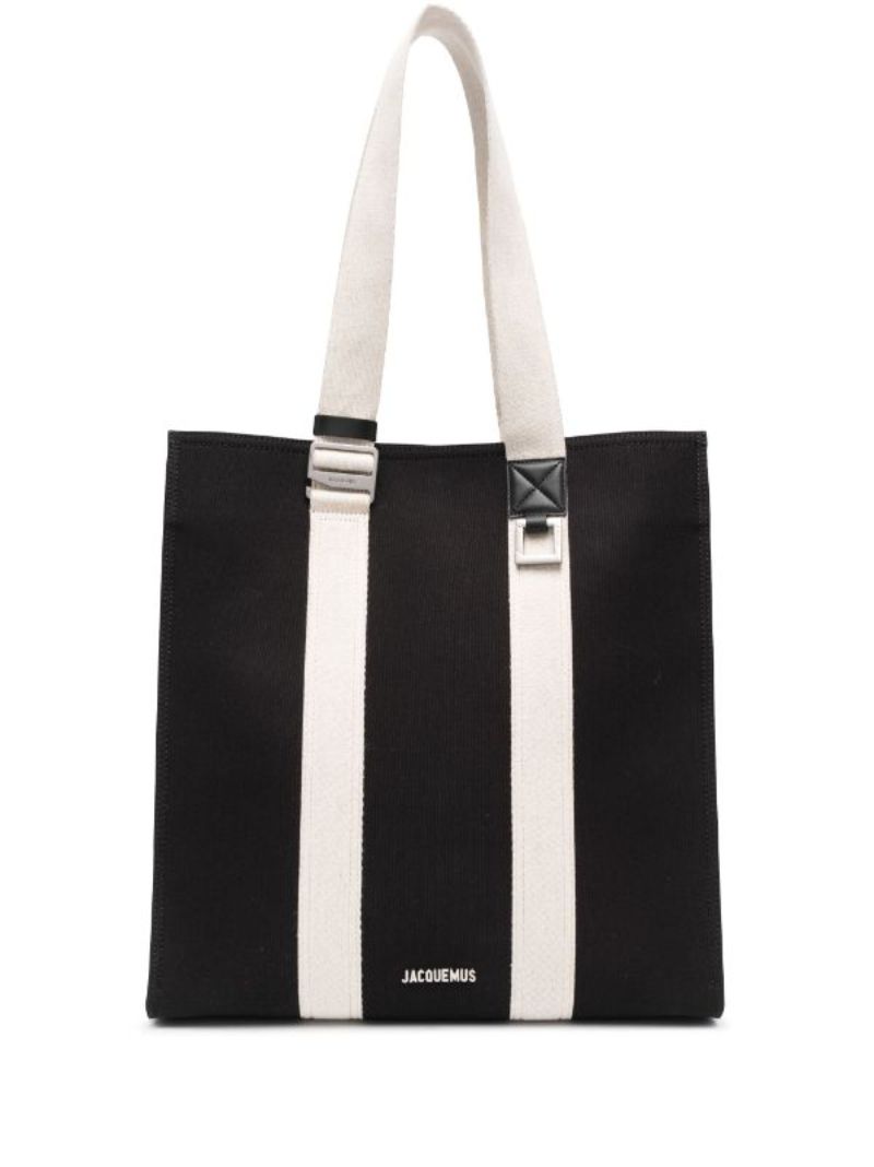 Black Le Cabas Cuerda Tote Bag