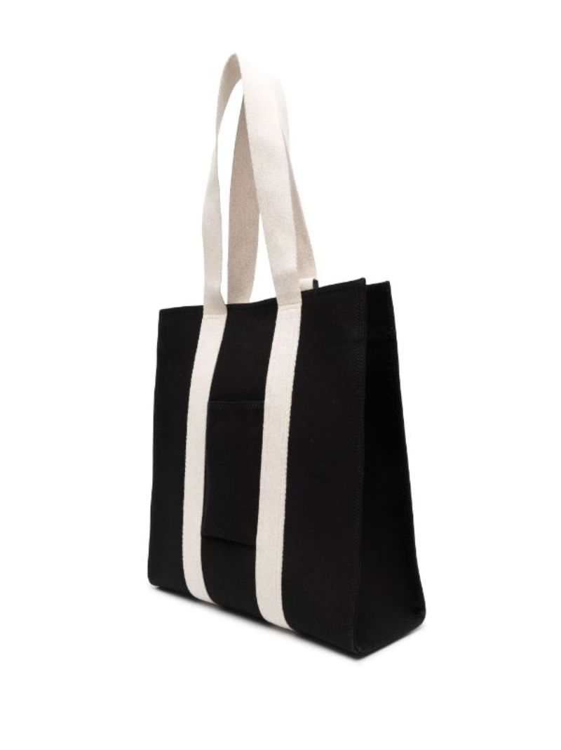 Black Le Cabas Cuerda Tote Bag