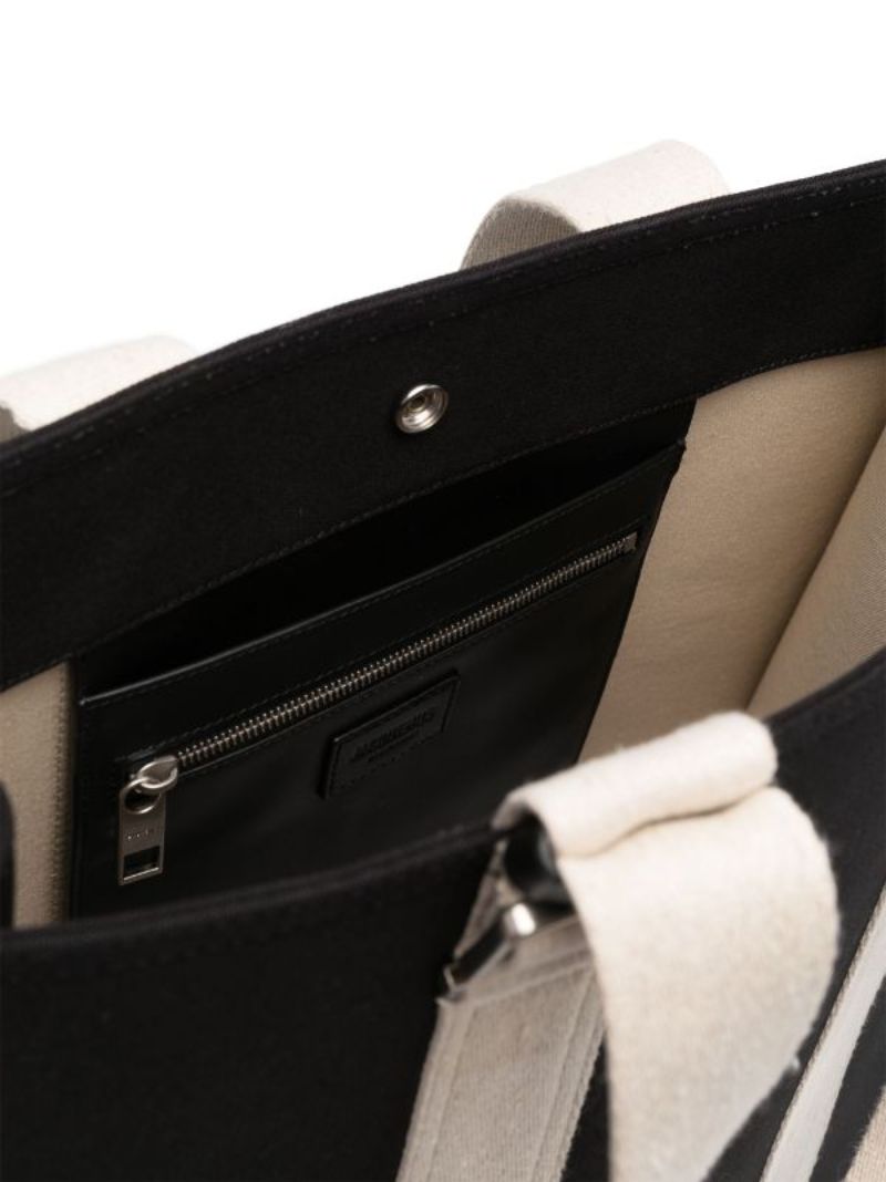 Black Le Cabas Cuerda Tote Bag