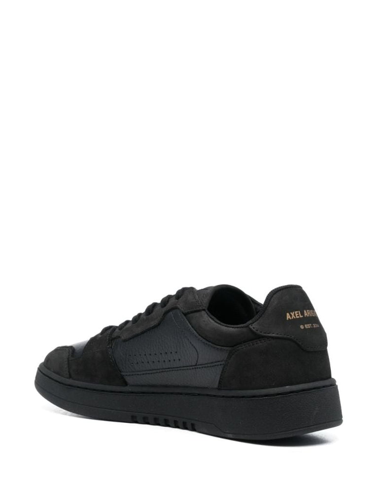 Black Dice Lo Leather Sneakers