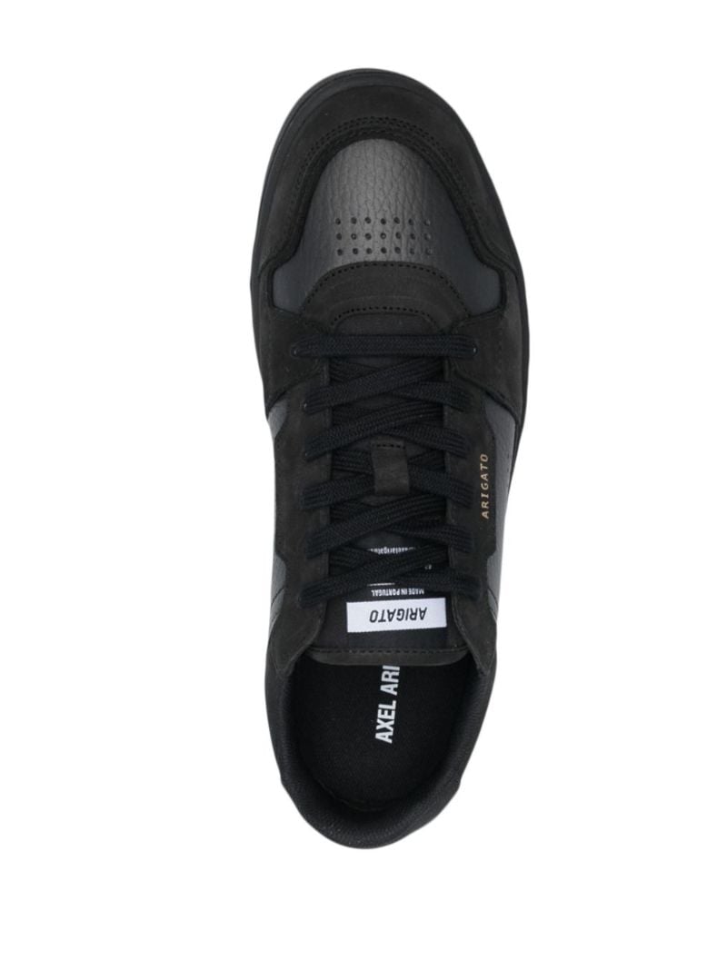 Black Dice Lo Leather Sneakers