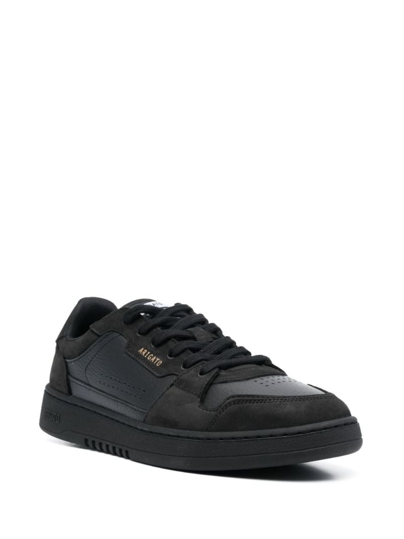 Black Dice Lo Leather Sneakers