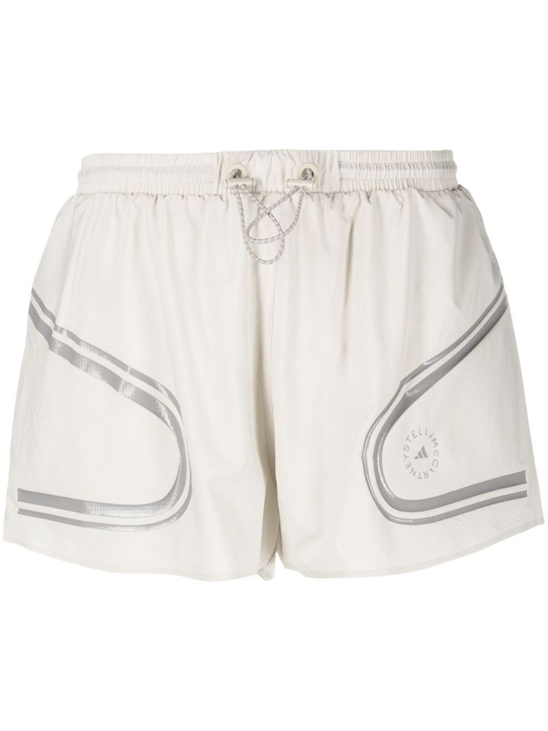 White Truepace Running Shorts