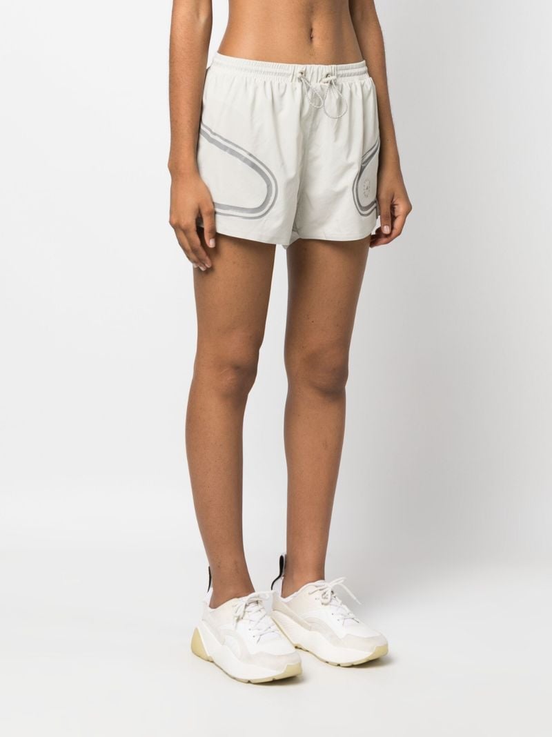 White Truepace Running Shorts