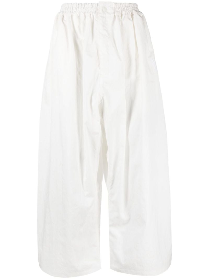 X Hed Mayner White Wide-leg Track Pants