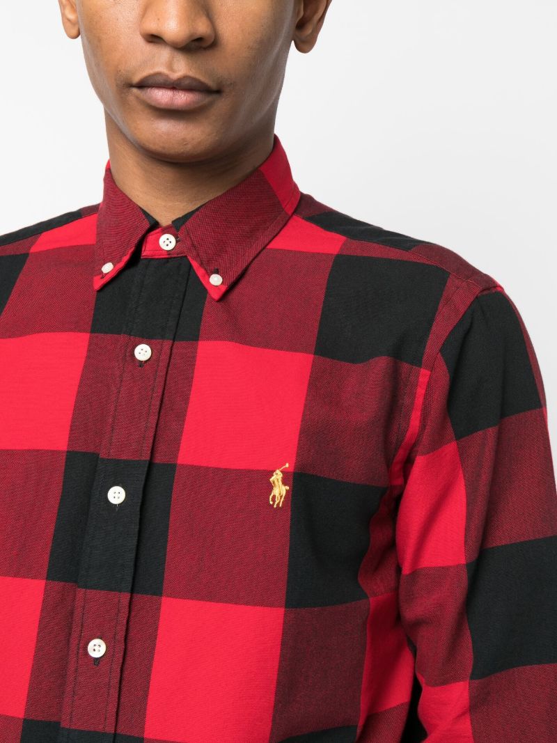 Red Lunar New Year Oxford Cotton Shirt