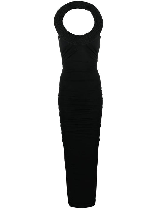 Black Vi Tube Maxi Dress