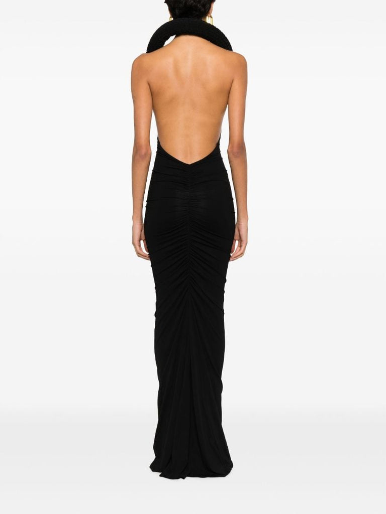 Black Vi Tube Maxi Dress